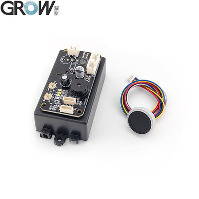 برد کنترل دسترسی اثر انگشت با دو رله GROW KS220-S+R558-S DC12V با حالت خود قفل‌شونده/جرقه/لحظه‌ای با مدیر/کاربر