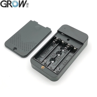 محفظه باتری پلاستیکی سیاه GROW نصب آسان برای کنترل دسترسی درب قفل الکترونیکی کابینت