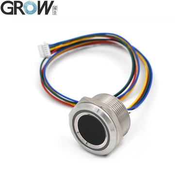 GROW R503-M22 دایره ای RGB حلقه نشانگر LED کنترل DC3.3V 200 ظرفیت SH1.0-6pin اسکنر ماژول اثر انگشت ظرفیت