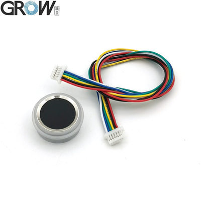 GROW R502-F RGB LED ضد آب DC3.3V کوچک قطر 21.5mm SH1.0-6pin اسکنر ماژول اثر انگشت LED دور ظرفیت